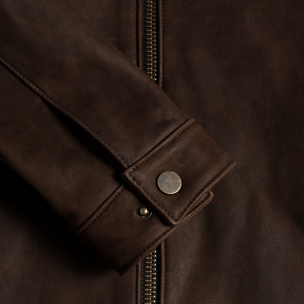 Racer Jacket | Tobacco (Brass Hardware) - Image 8